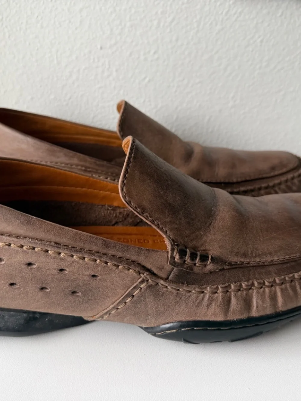 Timberland 97519 Brown Leather Driving Mocs Men’s 11